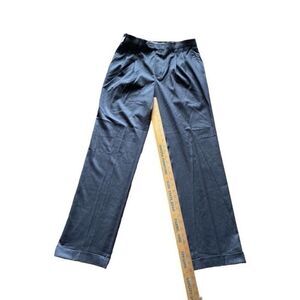 Ralph Lauren Men's Black Pleated Dress Pants Size 36/32Inseam Formal